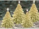 Decorative Christmas Tree Shaped Candle (8 cm, Mixed Colors)