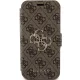 Guess iPhone 15 Pro Wallet Case 4G Big Metal Logo, Brown