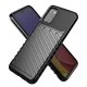 Thunder Case Flexible TPU Rugged Case for Samsung Galaxy A03s, Black