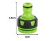 Garden Hose Tap Connector 1/2\" and 3/4\" DIVO, Green-Black