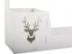 Hanging Organizer Shelf for Kitchen and Bathroom, White