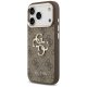 Guess 4G Big 4G Classic Logo Case for iPhone 17 Pro Max, Brown