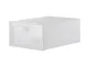 Modular Shoe Storage Box Organizer with Clear Door 31x21x12.5cm