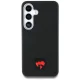 DKNY Leather Heart of NY Case for Samsung Galaxy S25, Black