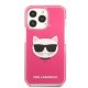 Apple iPhone 13 Pro Max 6.7\'\' Karl Lagerfeld Choupette Head Case Cover, Fuchsia