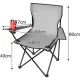Trizand Folding Fishing Chair with Cover, Grey