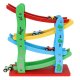 Wooden Car Ramp Racer Toy with 4 Cars 22457