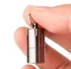 Mini Petrol Lighter Keychain, Silver