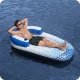 Bestway Indigo Wave 43533 Inflatable Lounge Mattress with Backrest, 191x107 cm