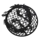 Luaro Stork Nest Hanging Chair, 80cm, Black, up to 150kg