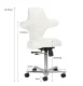 Adjustable Hairdresser, Cosmetologist, Podiatrist and Masseur Chair Azzurro Special 152, White