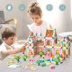 268 Pcs Wooden Building Blocks Doll House Architect House Constructor Gift for Boys and Girls