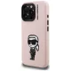 Karl Lagerfeld Silicone Karl Sketch MagSafe Case for iPhone 16 Pro Max, Pink