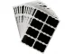 Chalkboard Labels for Jars and Spices, 192 Pcs with White Chalk Marker, Black