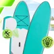 AquaPaddle SUP Board 335x84x15 cm, with Accessories, 180 kg, Cruise Green