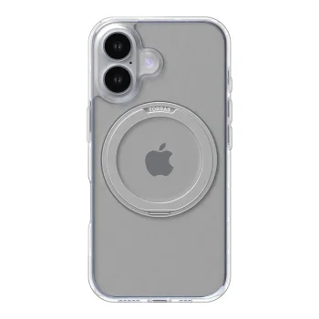 Torras Ostand Pro Case for iPhone 16 Plus, Transparent