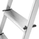 Hailo L60 StandardLine 3 Step Aluminium Stepladder, Silver