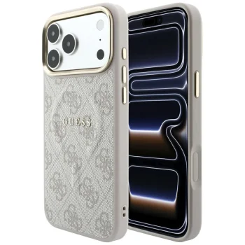 Guess Embossed 4G Classic MagSafe Case for iPhone 17 / 18 Pro Max, Pink