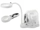 2-in-1 Desktop and Handheld Magnifier with LED Light and Interchangeable Lenses (2.5x, 5x, 16x)
