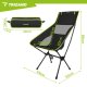 Folding Fishing Chair Trizand 41x52x86cm, black
