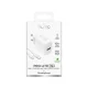 Puro PROLITE 10W USB-A Wall Charger + USB-A to USB-C Cable 1.2m - White