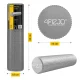 Textured Foam Massage Roller CARE+ 60 cm, Grey