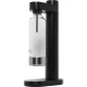 Stelton Brus Carbonator Soda Maker, Black Metallic