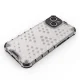 Honeycomb Case for iPhone 14 Plus, Armored Hybrid Cover, Blue