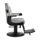 Barber Chair Gabbiano Levi with Hydraulic Lift, Grey