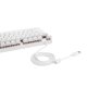 Механическая игровая клавиатура Motospeed K82 RGB (белый)