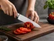 Kitchen Knife Set with Peeler, 6 Pieces, Stainless Steel, Silver