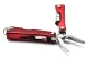 Mini 6-in-1 Multitool with Flashlight and Case, Red