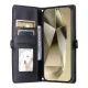 Wallet Case for Samsung Galaxy A56 5G with Straps - Black