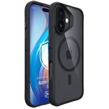 3mk Satin Armor MagCase for iPhone 17 Black