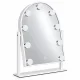 ModernHome LED Makeup Mirror 30x40 cm with 9 Bulbs and 3 Light Modes