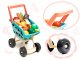 Kids Toy Supermarket Shop Cash Register + Grocery Basket Trolley
