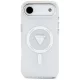 Guess IML Gradient Triangle Logo MagSafe Case for iPhone Air, Clear