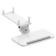Under-Desk Keyboard Tray Maclean MC-156 W, Adjustable, White