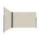 Retractable Corner Side Awning LUARO Patio Privacy Screen 181 x 620 cm, Beige