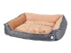 Pet Bed for Dogs and Cats, Size S, 52x47cm, Grey