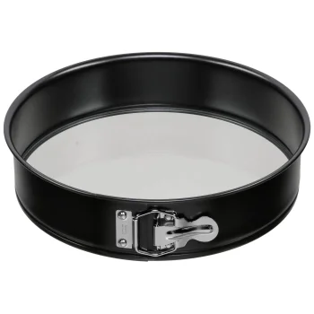 Kaiser Inspiration 2300622026 Round Springform Pan with Glass Bottom, 28 cm, Black