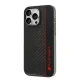 Audi Carbon Fiber Stripe iPhone 16 Pro Max 6.9\" black hardcase AUS-TPUPCIP16PM-R8/D1-BK
