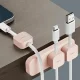 Uniq Pod Mag magnetic cable organizer + base dark gray/charcoal dark gray