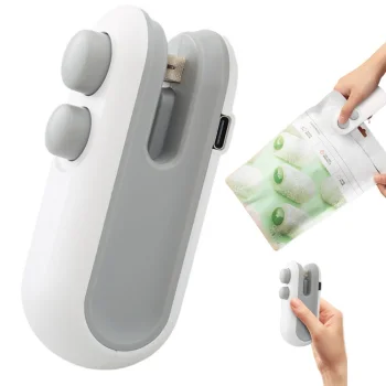 Wireless 2-in-1 Bag Sealer and Cutter with USB and Magnet