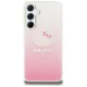 Hello Kitty Samsung Galaxy A55 Case IML Gradient Electrop Kitty Head, Pink