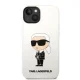 Karl Lagerfeld iPhone 14 Plus Case Silicone Ikonik White