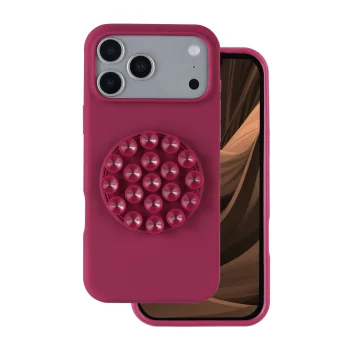 TFO Silicone Stick Case for iPhone 17 Pro Max 6.9", Burgundy