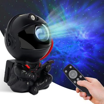 Astronaut Star Projector Galaxy Night Light with Remote Control