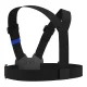 Telesin GP-UCS-001 Chest Mount Strap for Action Cameras, Black