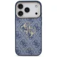 Guess 4G Big 4G Classic Logo Phone Case Cover iPhone 17 Pro - Blue and Gold